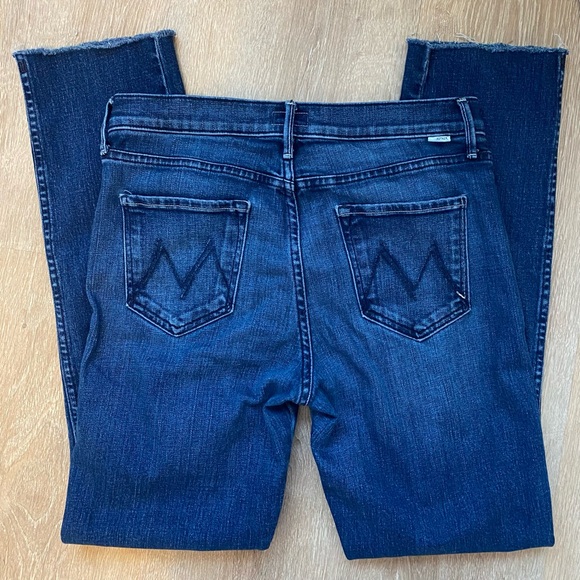 MOTHER High Waisted Rascal Sneak Fray - Picture 7 of 8